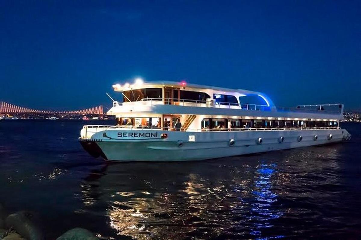 Seremoni Package 1 : Bosphorus Cruise with Dinner and Turkish Shows - Non Alcohol with Hotel Transfer