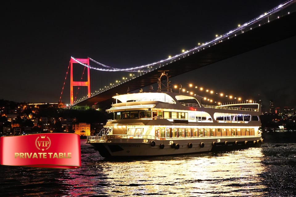 Tosun Pasa Package 2 : Bosphorus Cruise with Shows and Soft Drinks - No Dinner 